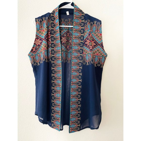 Jordanian Embroidered top M - Picture 6 of 7